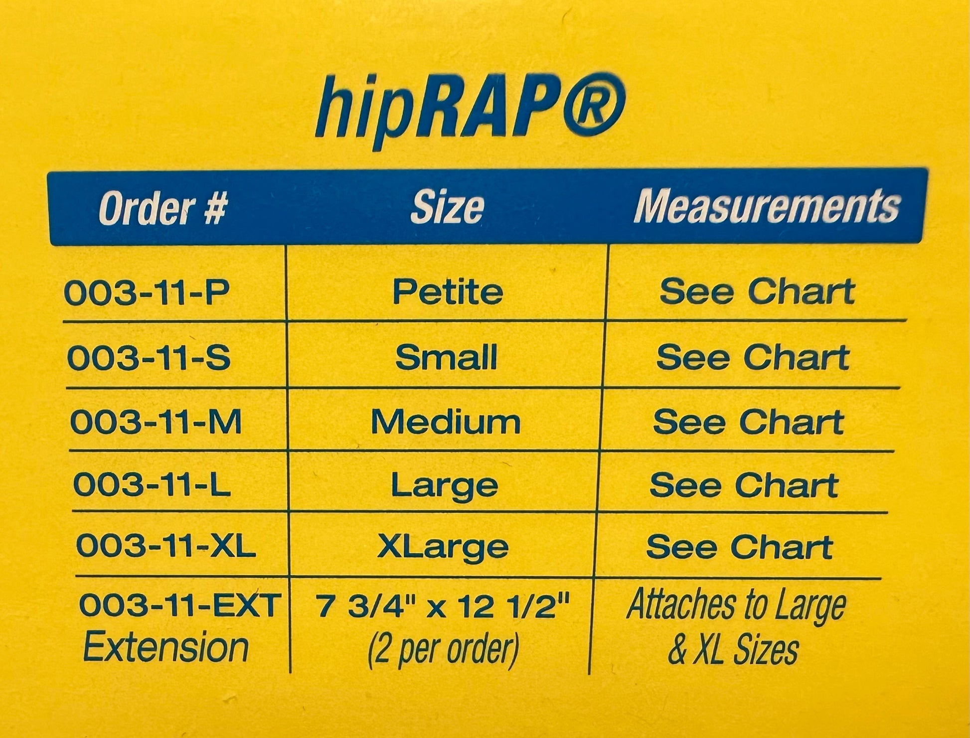 hipRAP™ - Spica Wrap