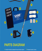 S301: Adult Unilateral Femoral Traction Splint